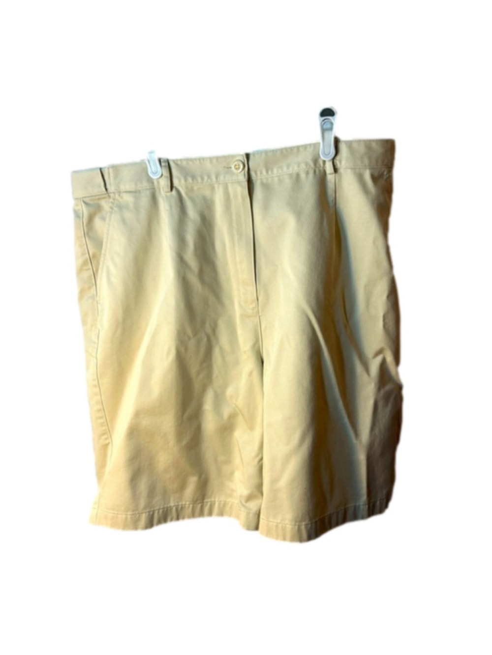 LL Bean original fit cream, coloured Bermuda shorts Size 18